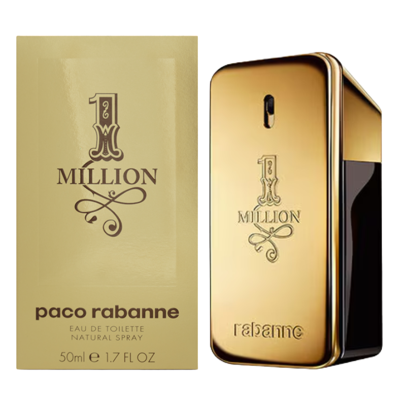 Paco Rabanne 1 Million 50ml Eau De Toilette Mens Fragrance EDT Scent For Him