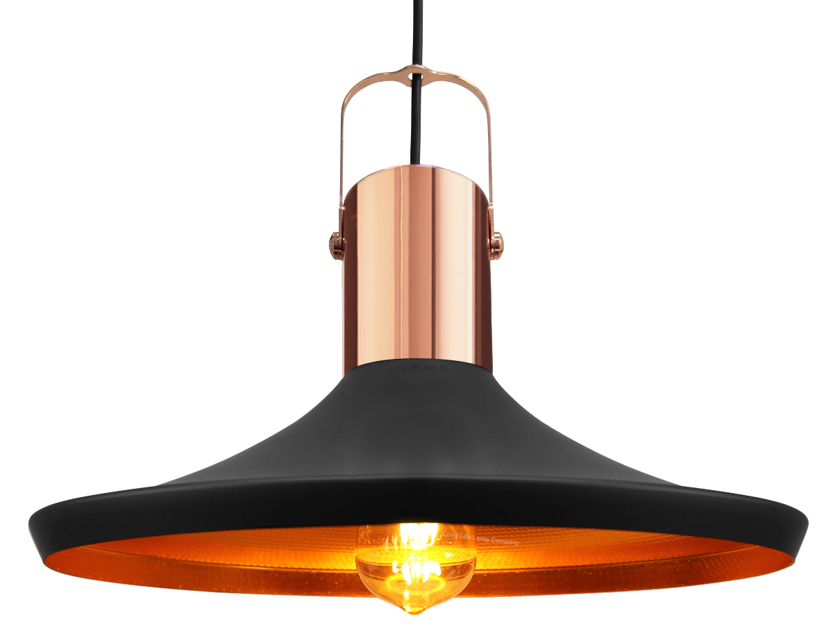 Retro Vintage Industrial Black Metal Hanging Ceiling Pendant Light Shade M0031