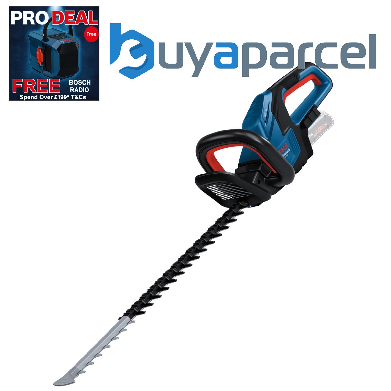 Bosch GHE 18V-60 18V Professional Cordless Brushless Hedge Trimmer - Bare Tool