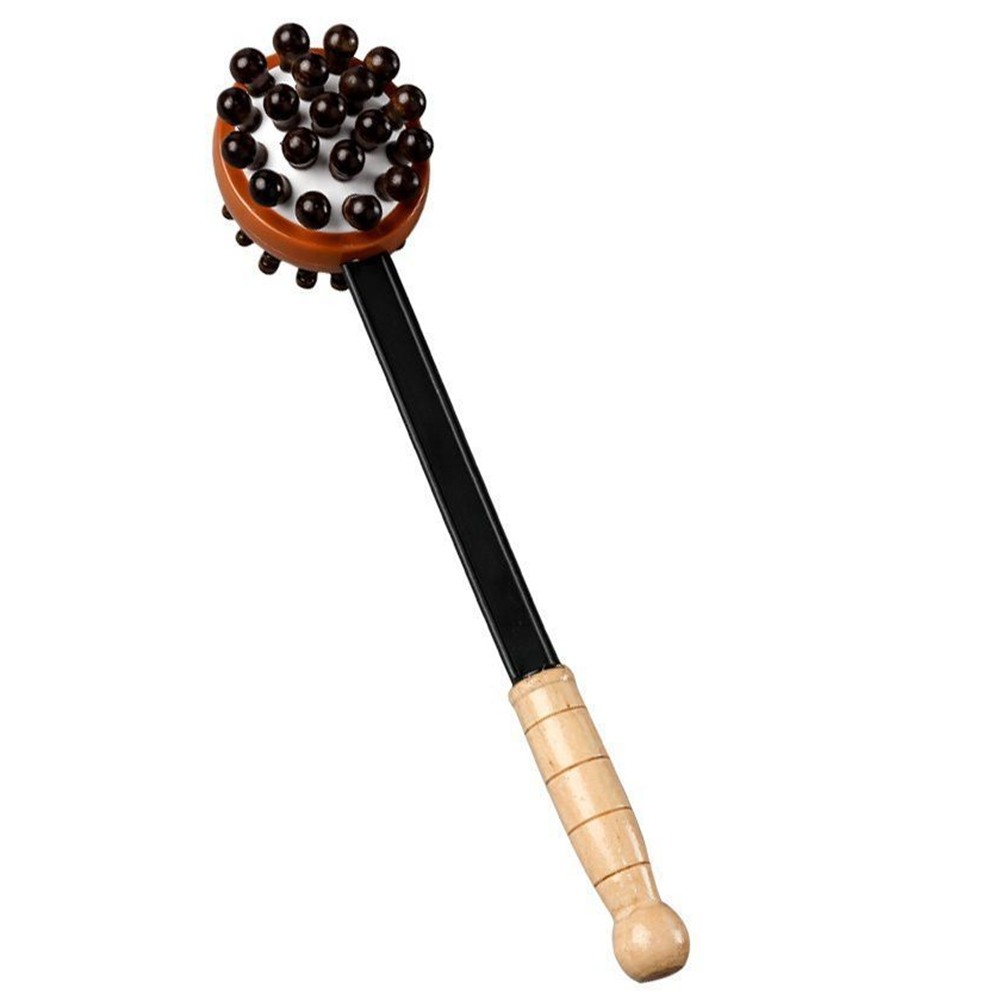 3X(Back Knock Massage Handheld Round Head Back Pounding Massage Hammer8091