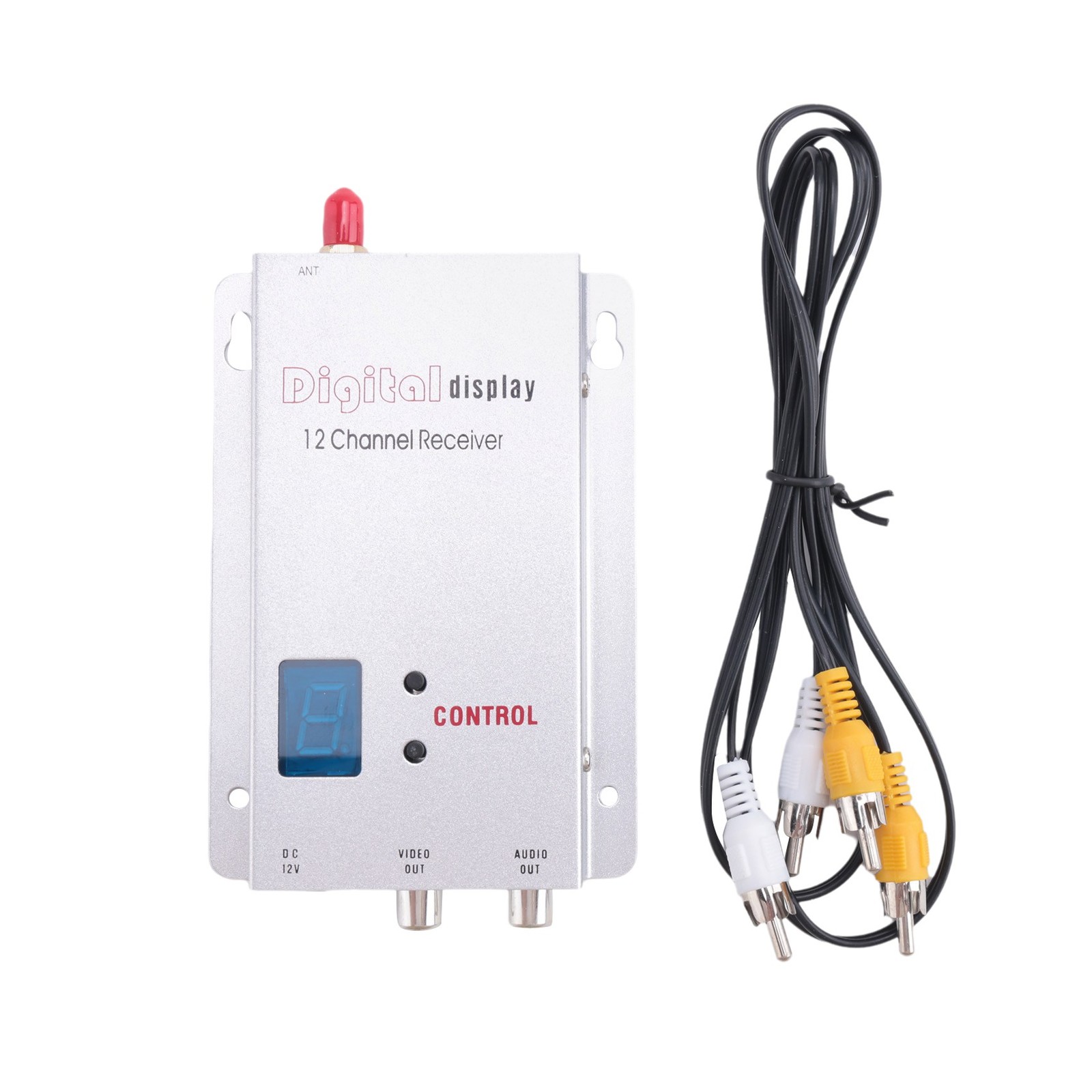 VRX Receiver Kit 12CH Digital Display for Long Range FPV Drone RC Model R5A8