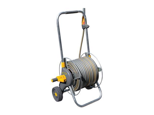 Hozelock 60m Metal Hose Cart with 30m Hose w/ Accessories 2436