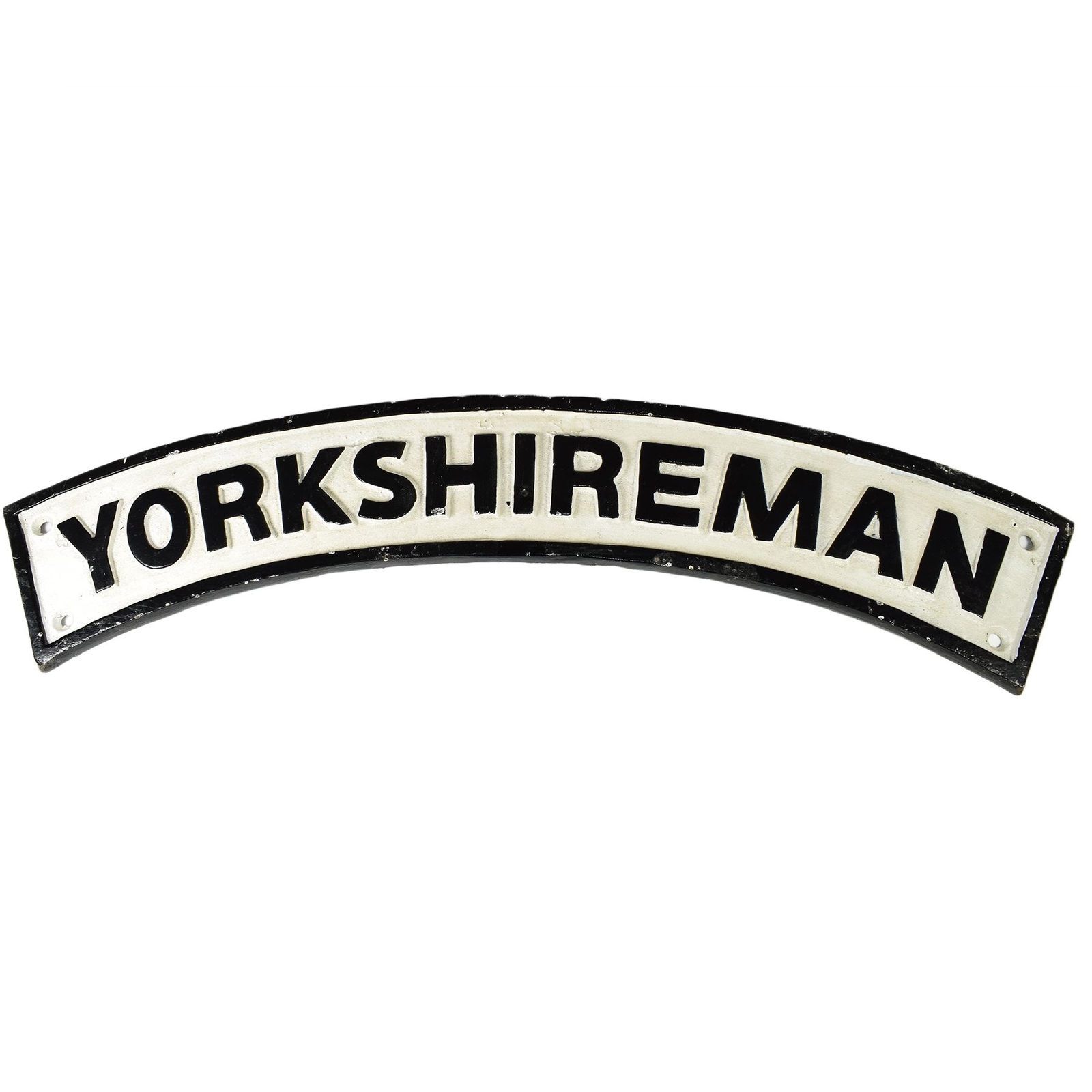 Yorkshireman" Cast Iron Sign Plaque Door Wall House Fence Gate Post Garden