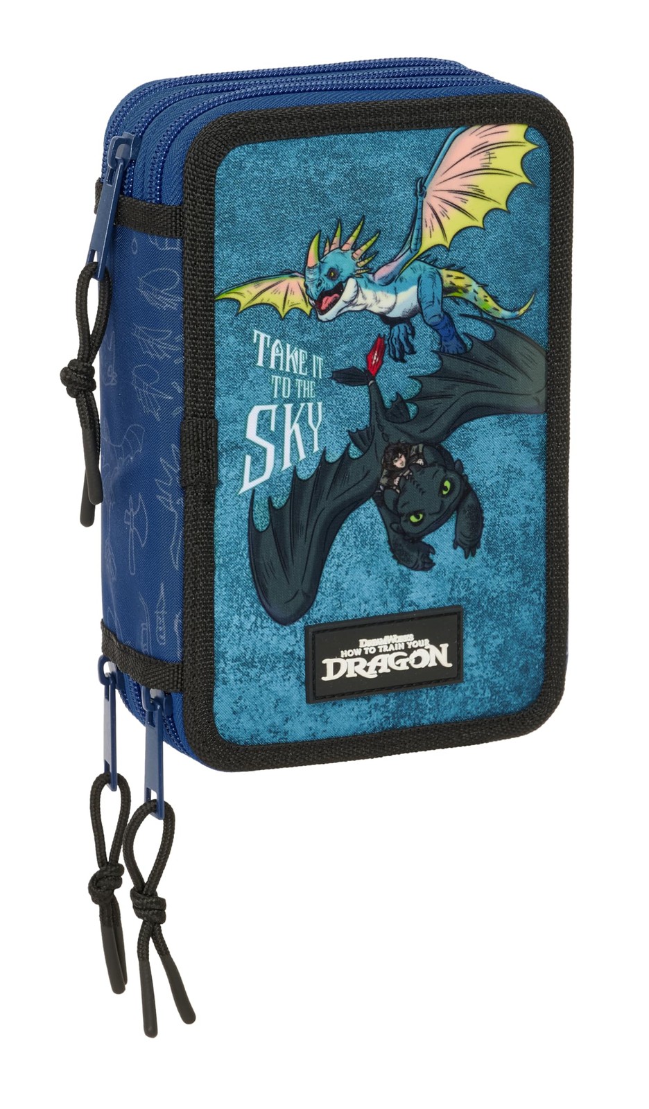 How to Train Your Dragon – School Pencil Case with 37 Tools Included, Children's