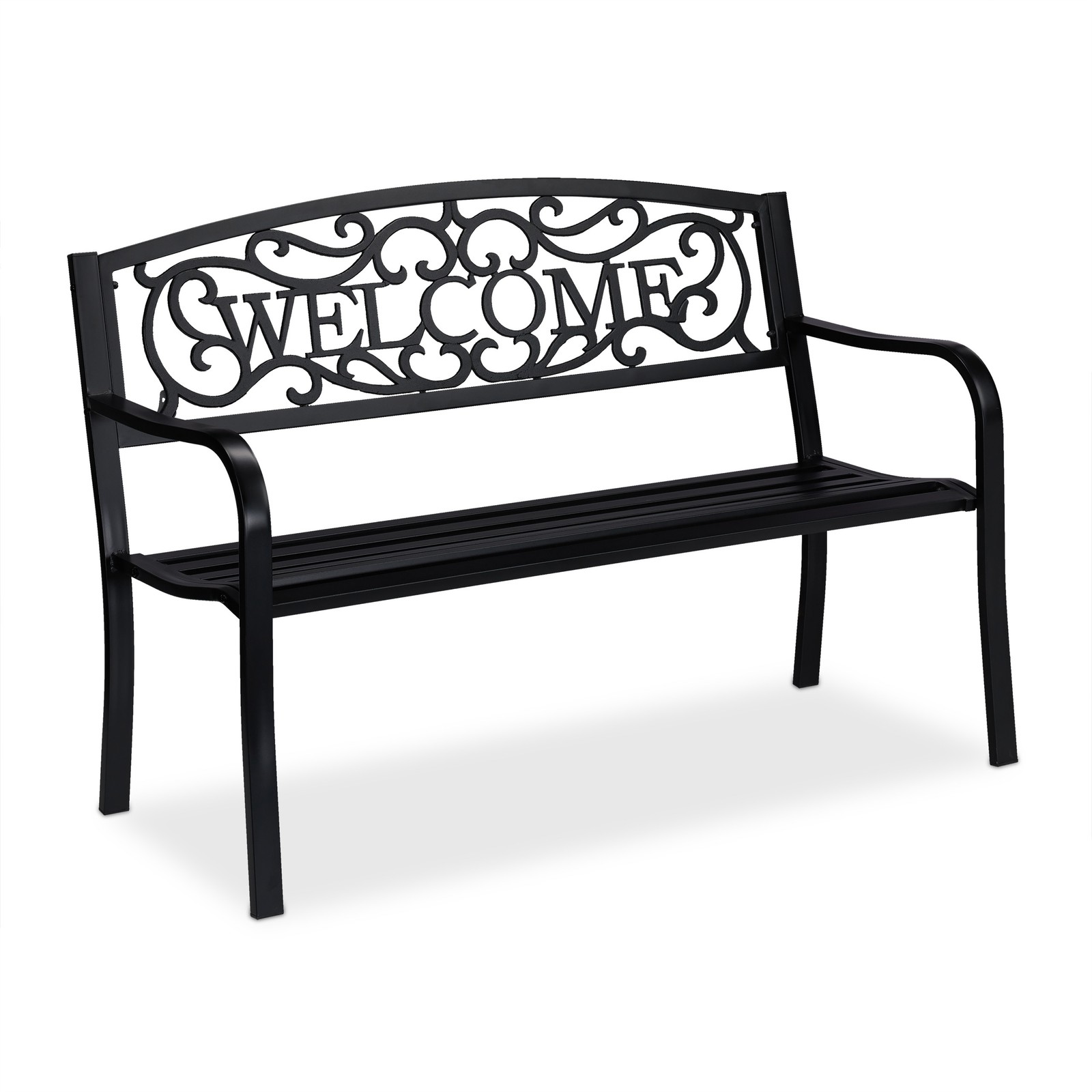 Garden bench Durable Quick Assembly Garden Seating Bench Outdoor Metal Bench