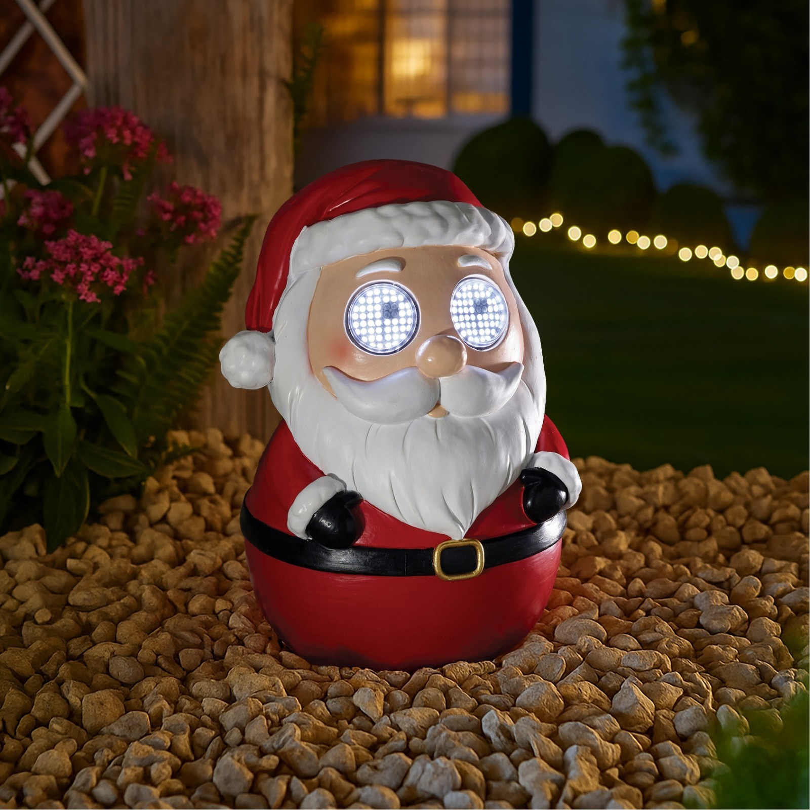 Christmas LED Santa Decoration Light Up Outdoor Xmas Decor Blinking Garden Home