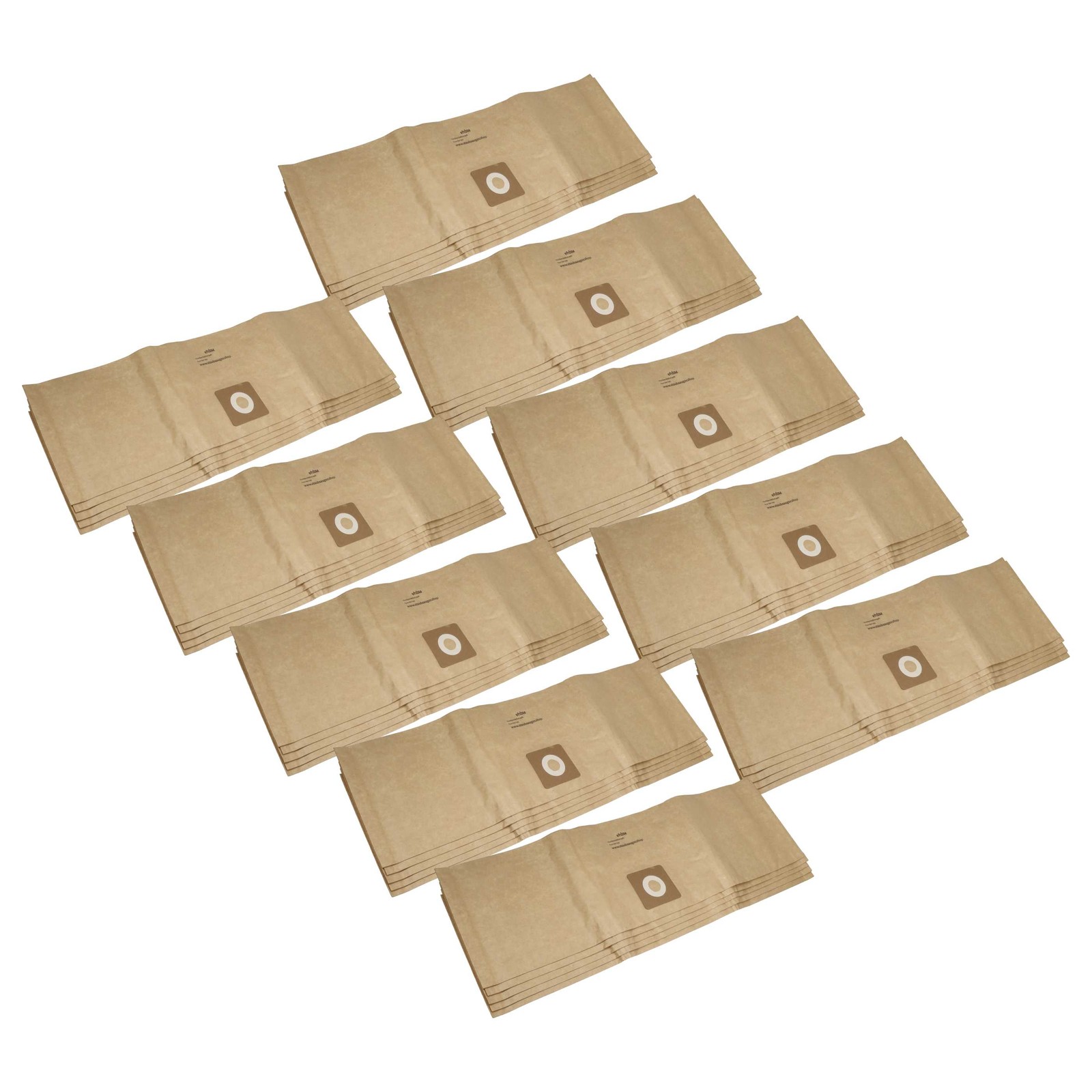 50 Hoover Dust Bags for Bosch AdvancedVac 20 Paper