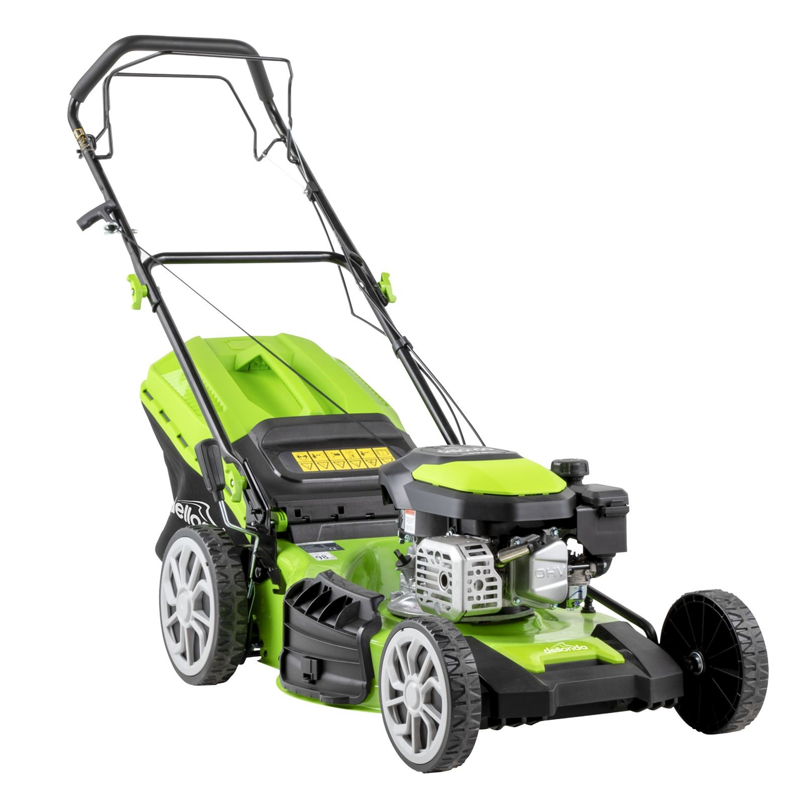 Dellonda Self Propelled Petrol Lawnmower Grass Cutter 171cc 4-Stroke - DG102