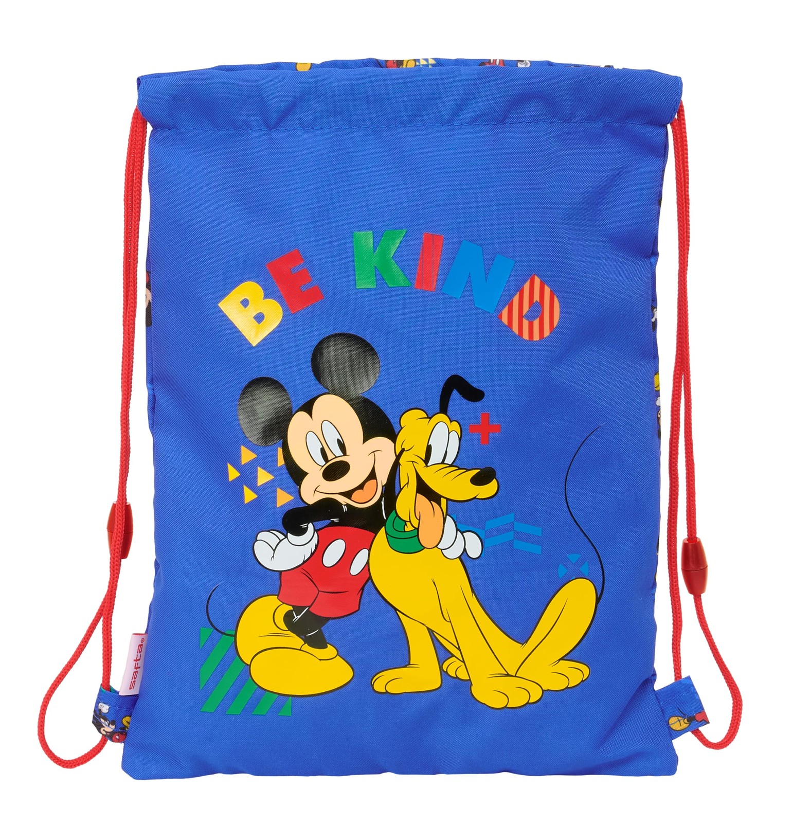 MICKEY MOUSE TODAY – Junior Flat Bag Backpack, Ideal for Children of Different A