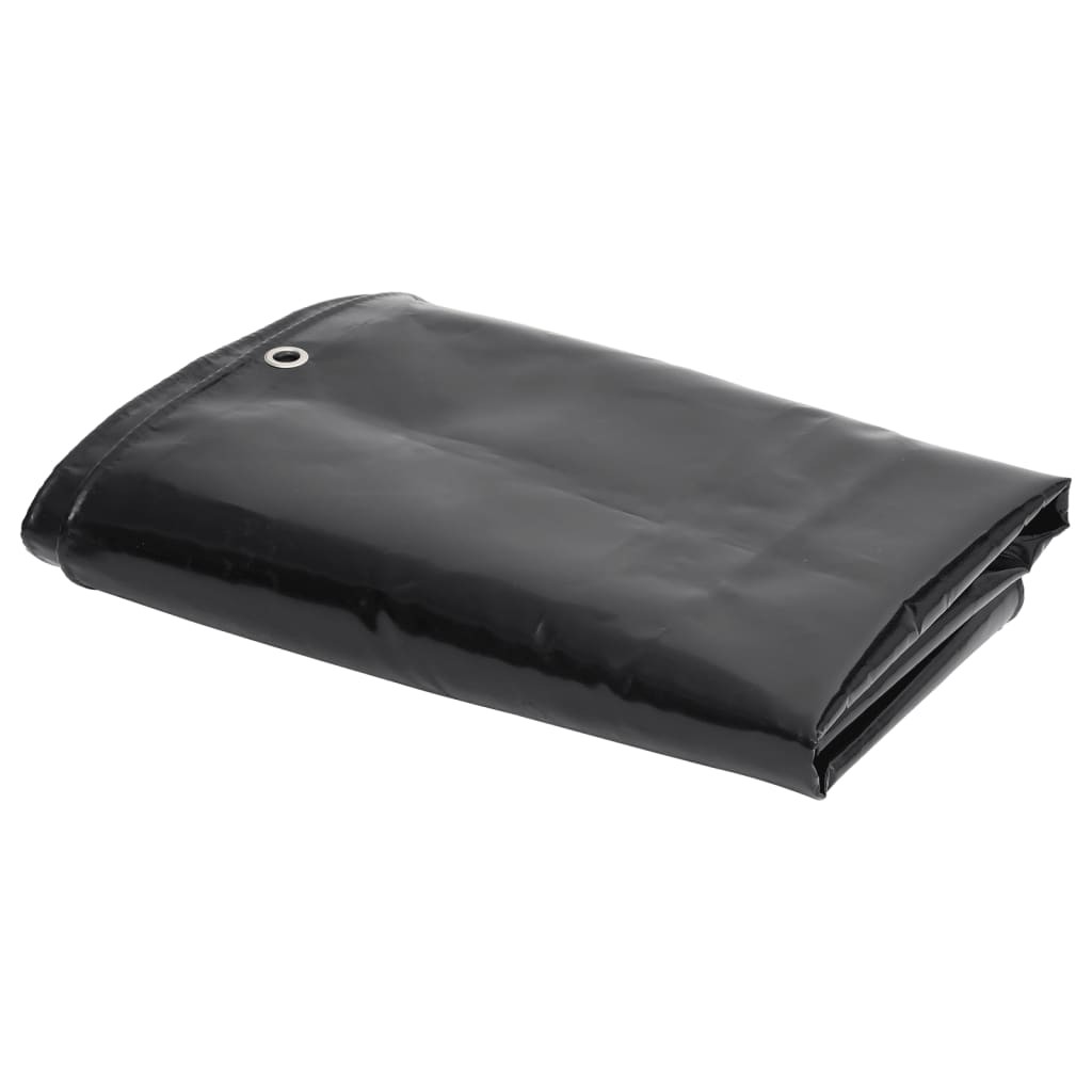 Tarpaulin Black Outdoor Indoor Camping Cover Ground Sheet vidaXL