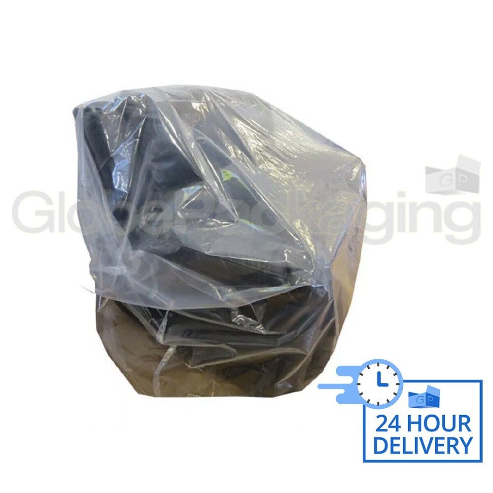 40 x FOUR SEAT SOFA REMOVAL MOVING POLYTHENE COVER BAGS *HEAVY DUTY 600 GAUGE*