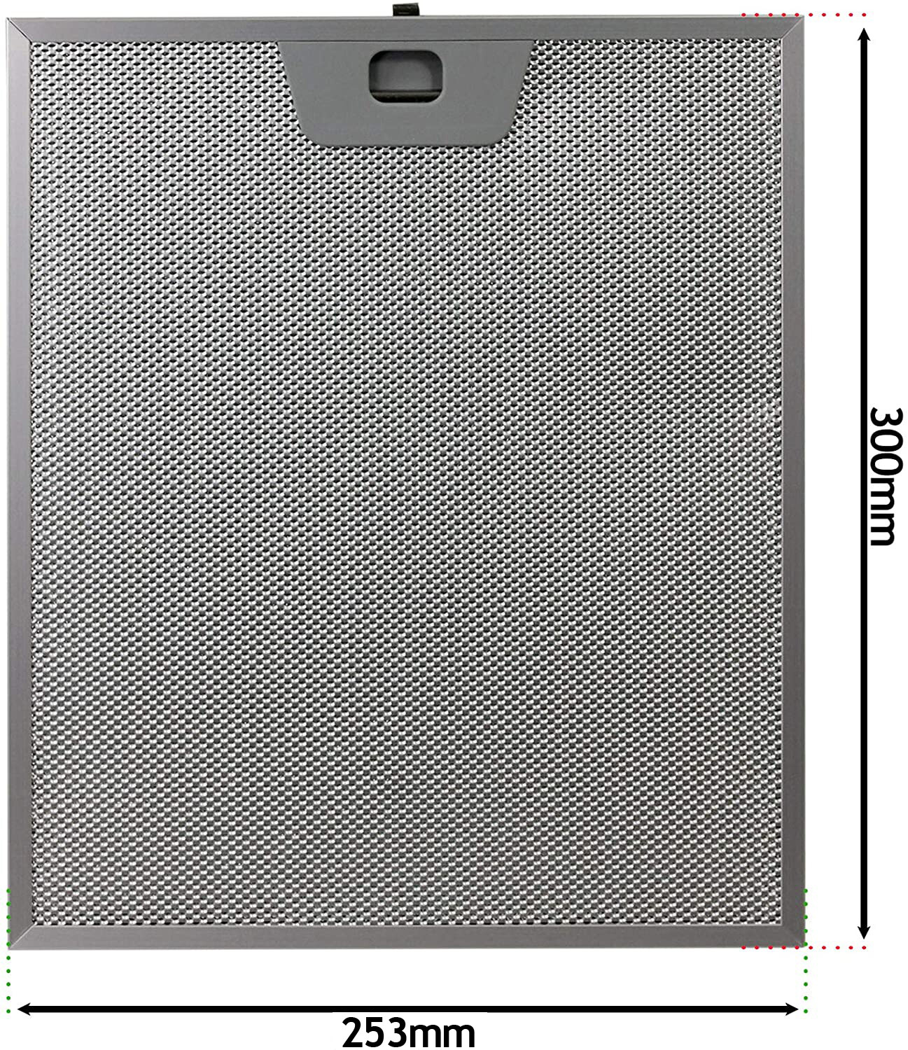 Filter Grease Metal Mesh for NEFF Cooker Hood Vent Fan 300mm x 253mm NH9510MX