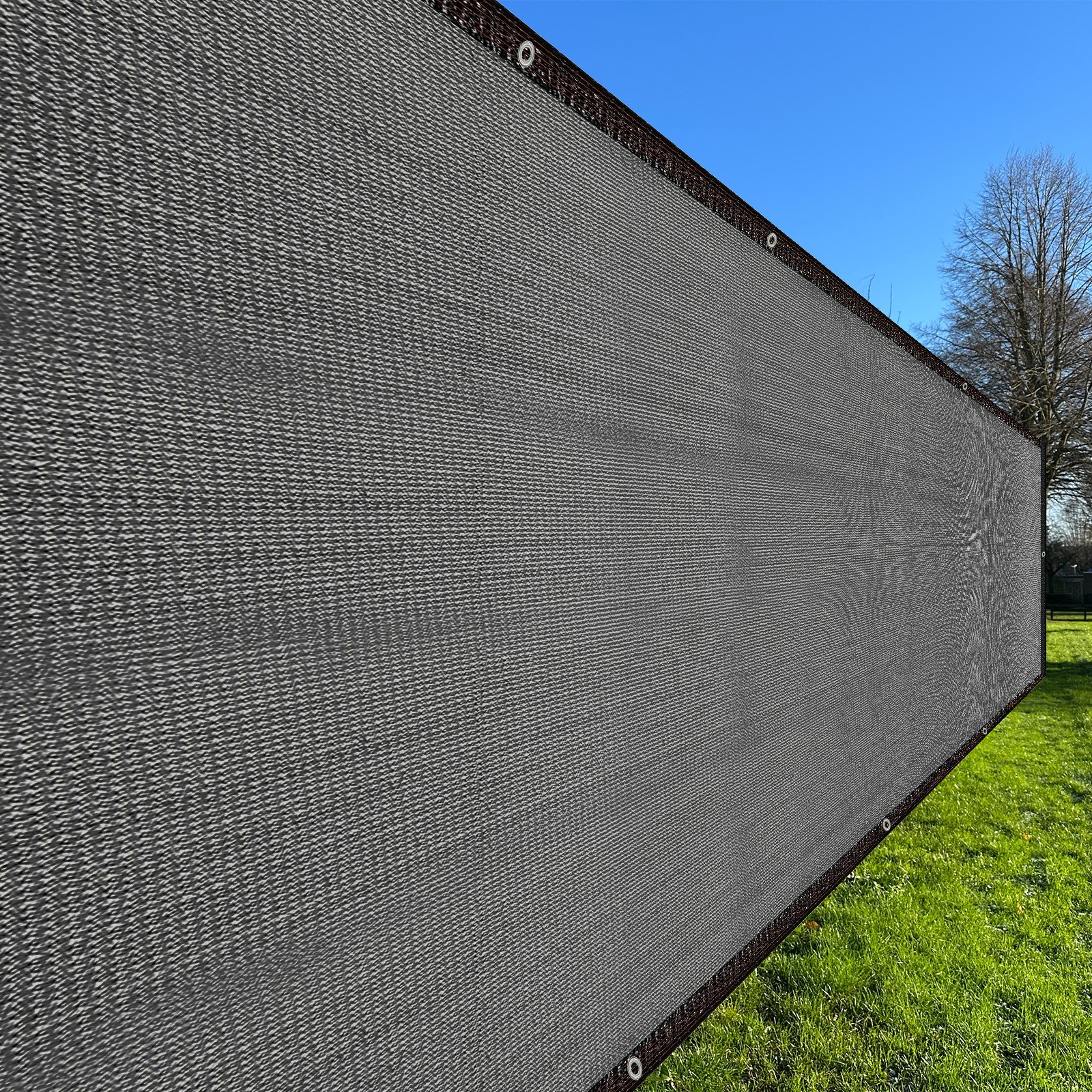 Fence Privacy Screen 13ft x 13ft(16 Sqft) Fencing Mesh Shade Net Cover Black