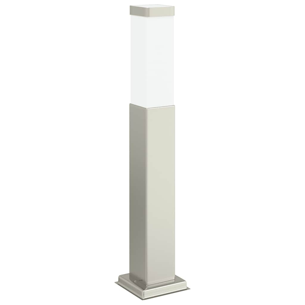 Bollard Light 50cm Stainless Steel IP44 Silver Outdoor Garden vidaXL