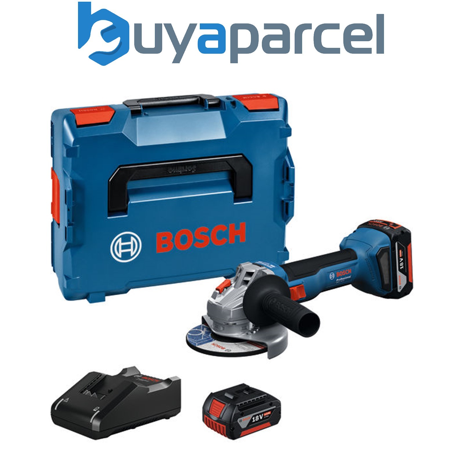 Bosch PRO 18v Cordless Angle Grinder GWS 18V-8 L-Boxx 136 06019N9070
