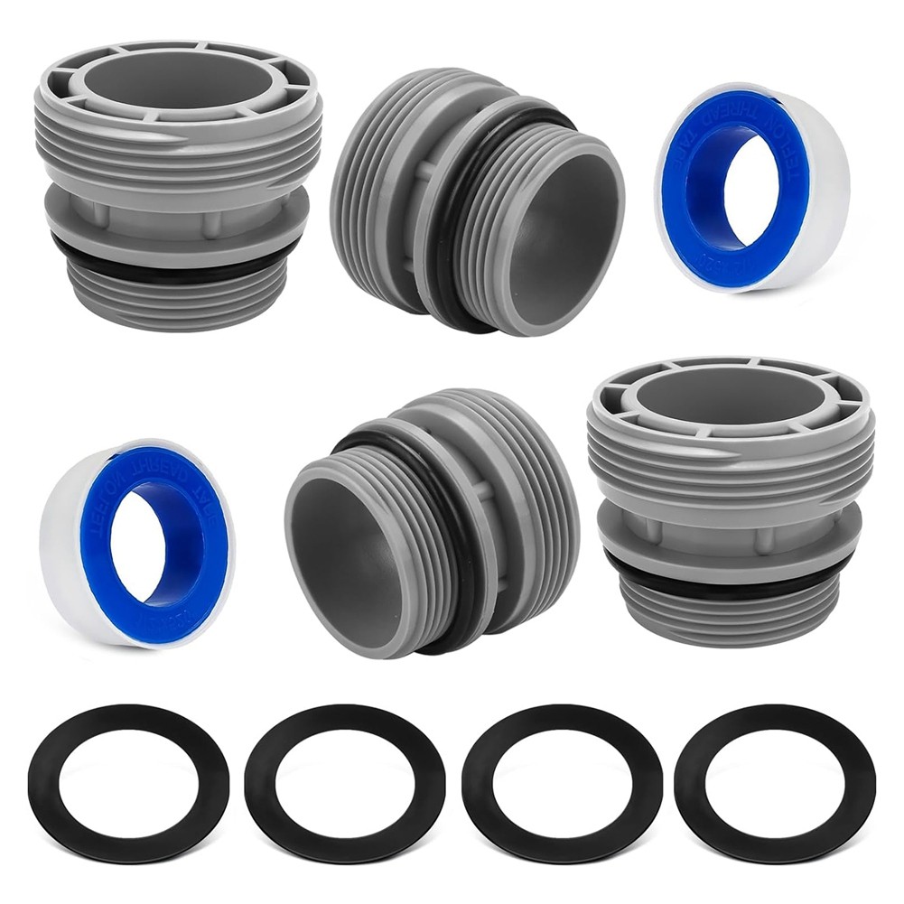3X(4 Pack Pool Hose Conversion Adapters Kit for & Pools, 4560 40mm Hose3314