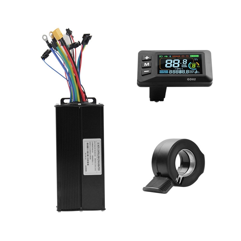 36V 48V 52V 40A Brushless Controller GD02 Meter LCD Display+130X Throttle2736
