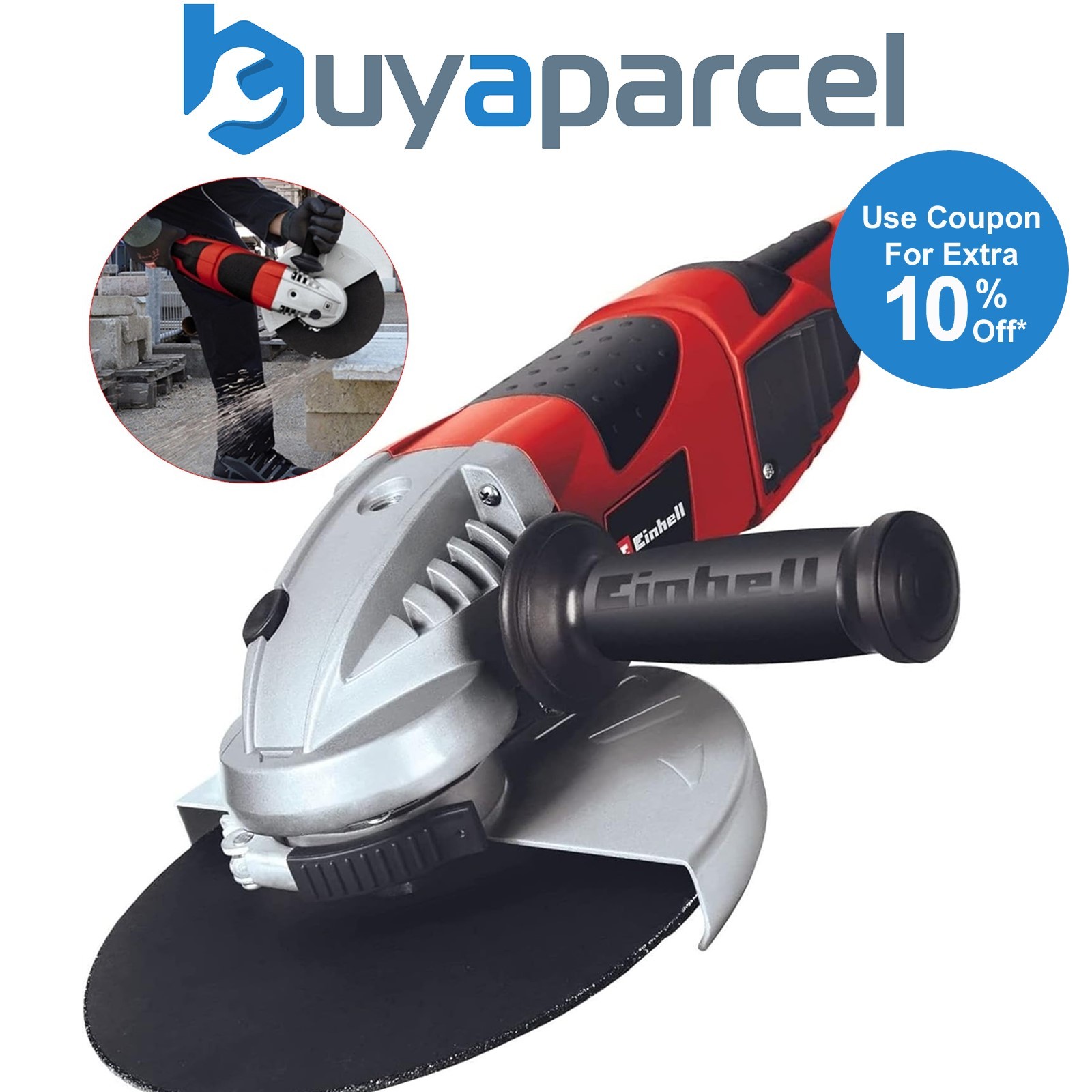 Einhell TE-AG230 Angle Grinder 9" 230mm 2000W 240V TE-AG 230/2000 Soft Start