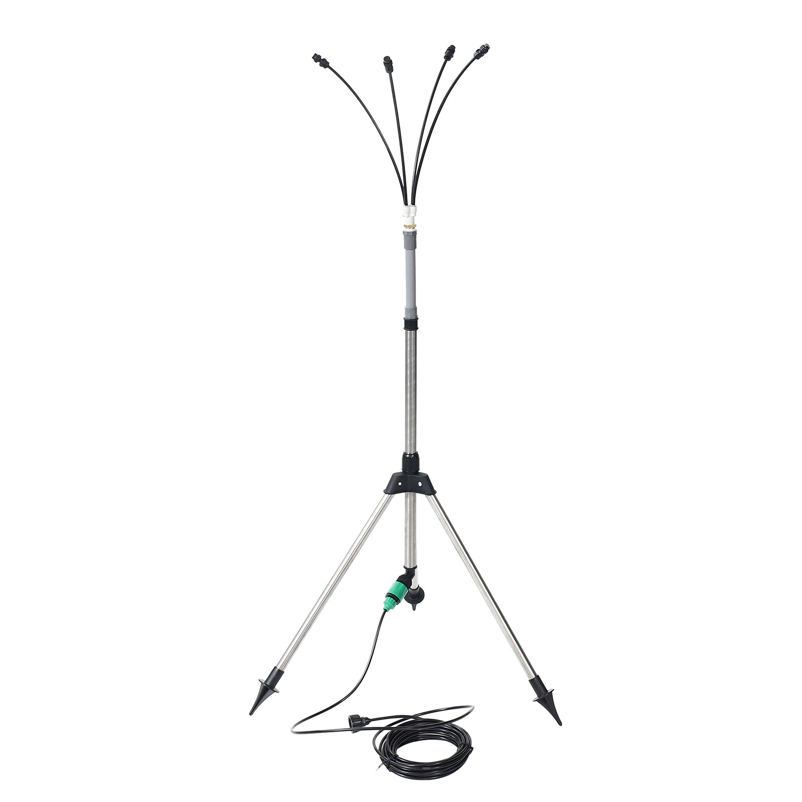 Standing Misters for Outside Patio, Adjustable Height 4.1 FT Stand Misting2558