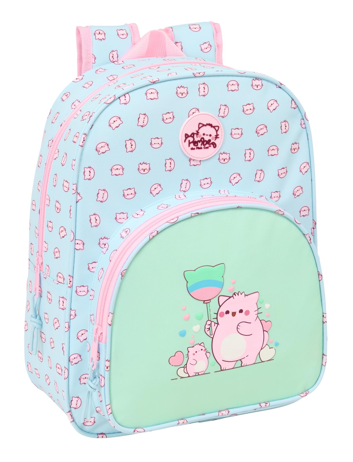 PEMBE THE PINK CAT – Animated Children's School Backpack, Children's Backpack, A