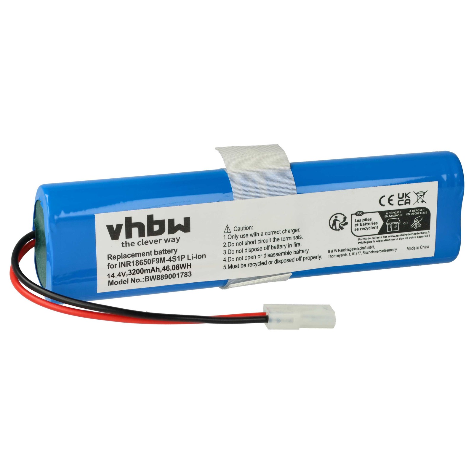 Battery for 360 Botslab S8 Plus QH100005 3200mAh 14.4V