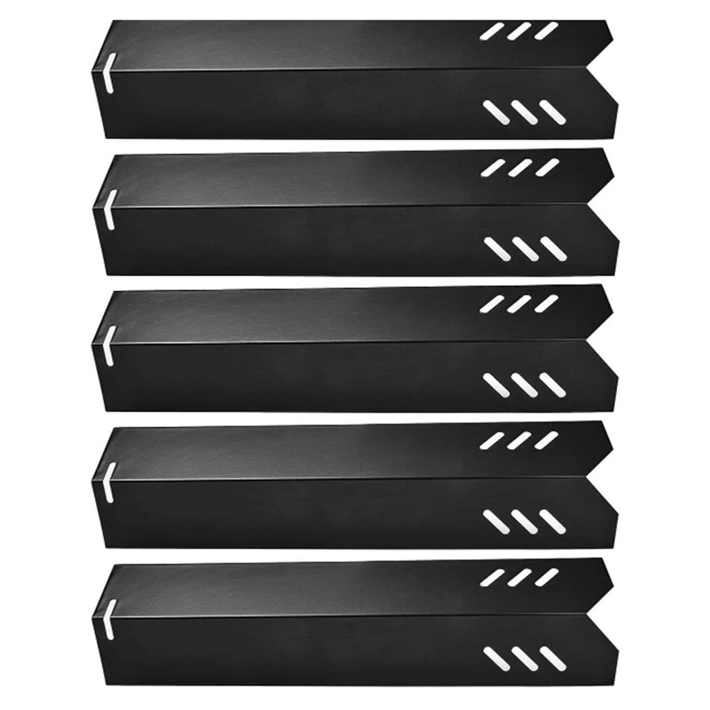 5pcs Grill Heat Plates 15 Inch Porcelain BBQ Heat Plate Grill Cover Burner9118