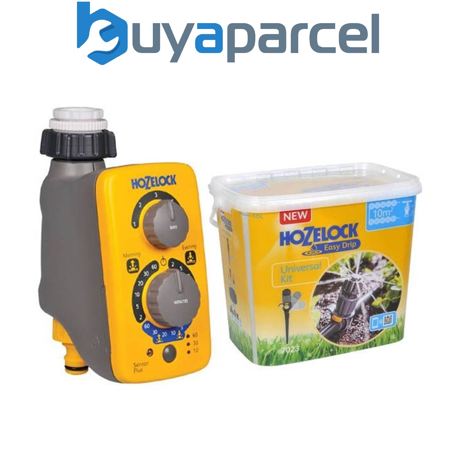 Hozelock 2214 Sensor Controller Plus Water Timer Electronic 7023 Easy Drip Kit