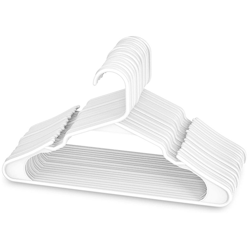 White Plastic Hangers, Plastic Clothes Hangers Perfect for Everyday8865