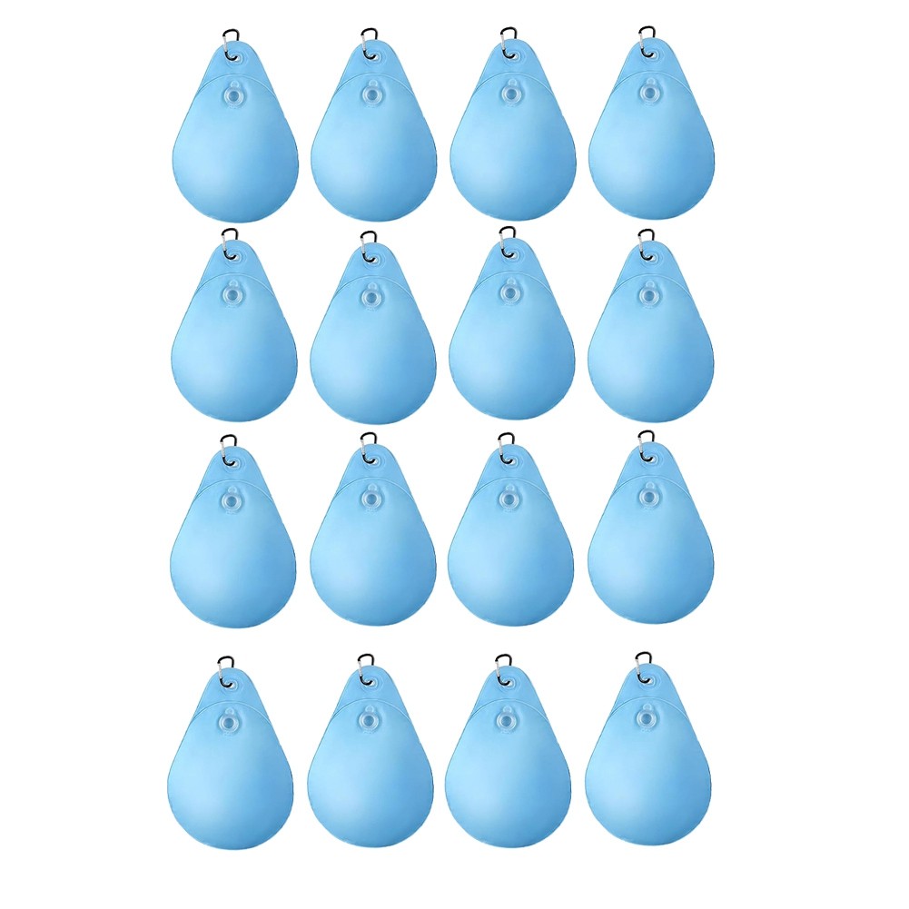 16 Pcs Pool Cover Weights with Hooks, Leakproof Swimming Pool Cover Hanging8020