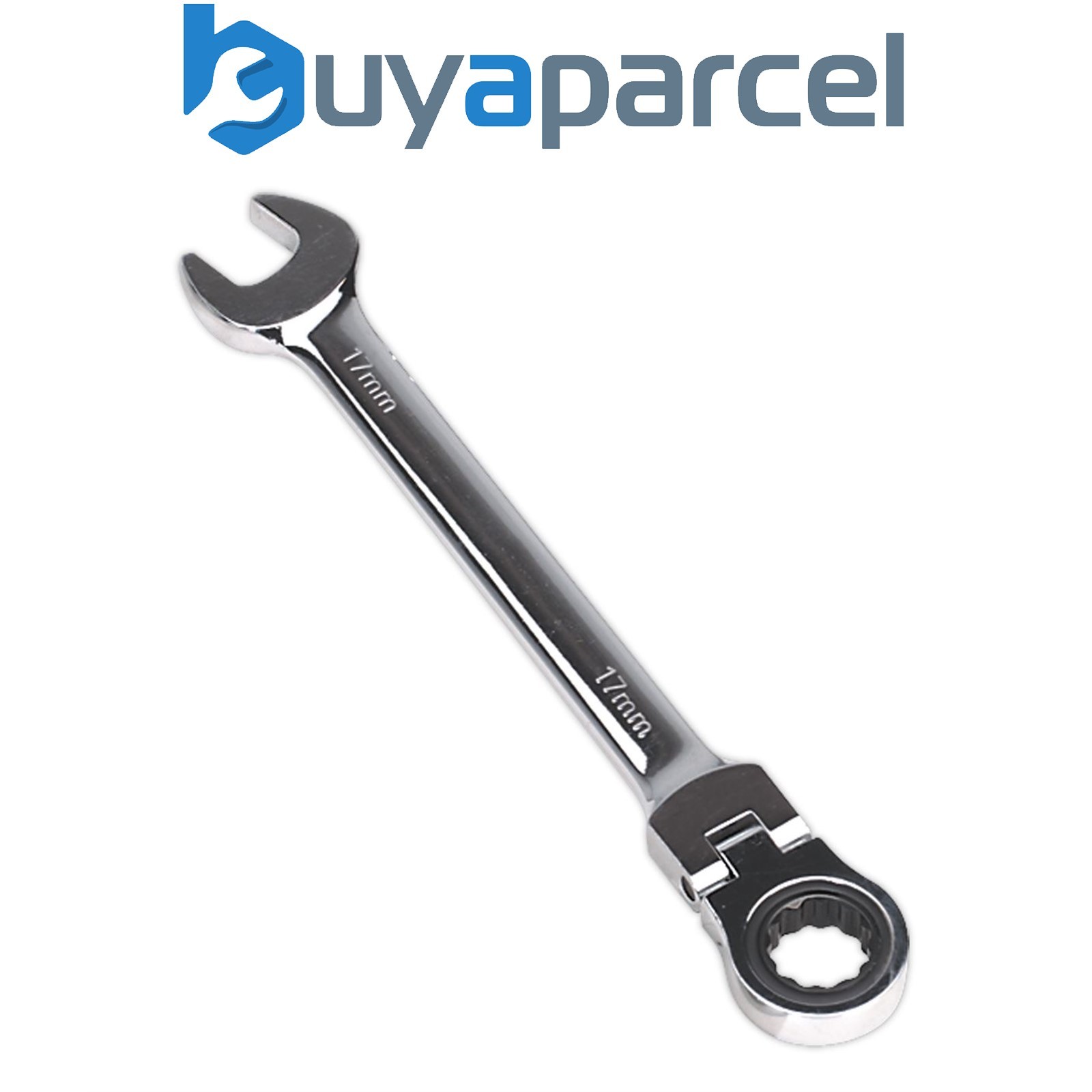 Sealey FHRCW17 Premier Flexi-Head Ratchet Combination Spanner 17mm
