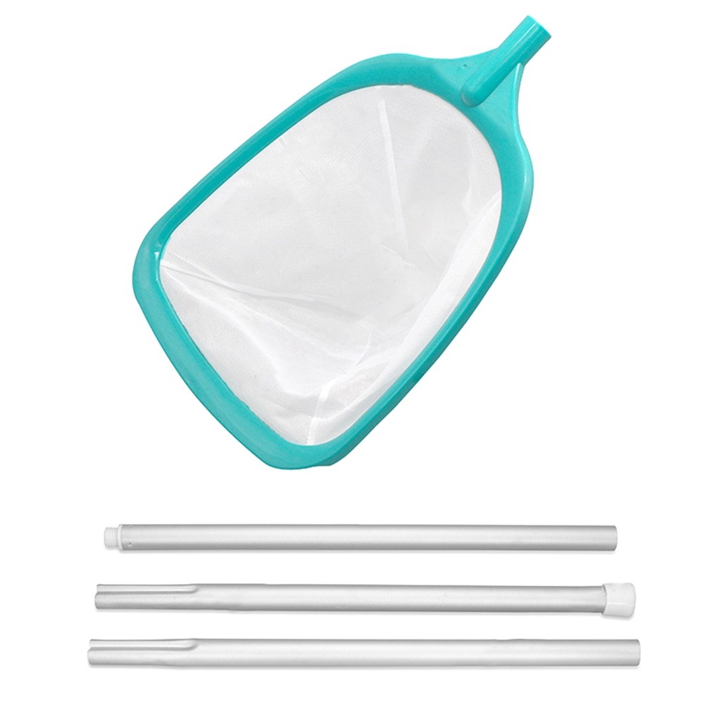 3X(Pool Skimmer Net with Pole- , Pond & Spa Leaf Rake with Deep6036
