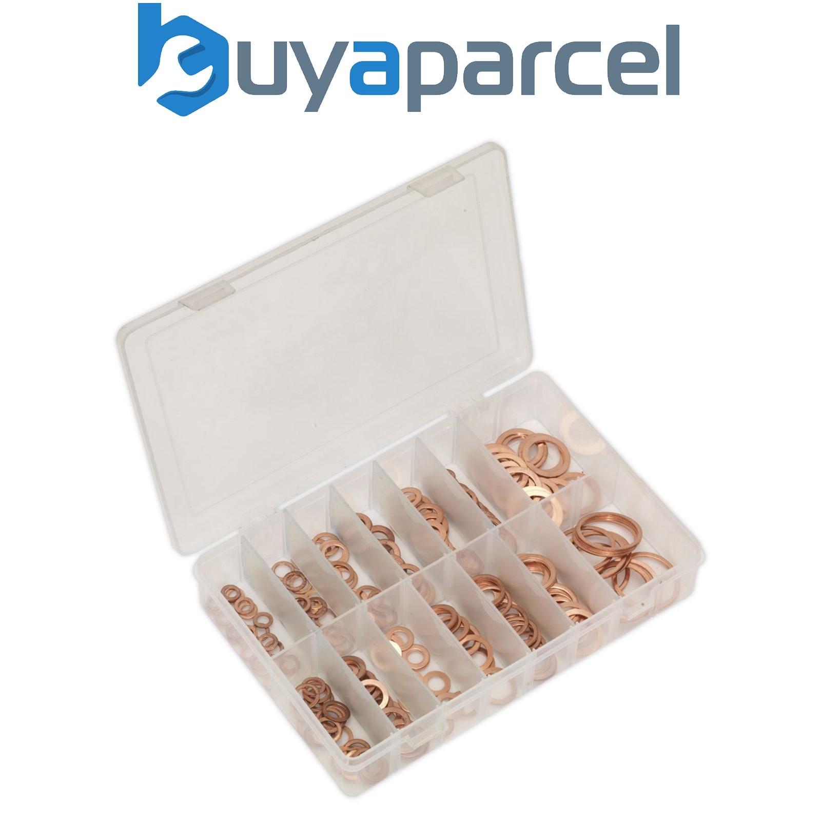 Sealey AB020CW Copper Sealing Washer Assortment 250pc