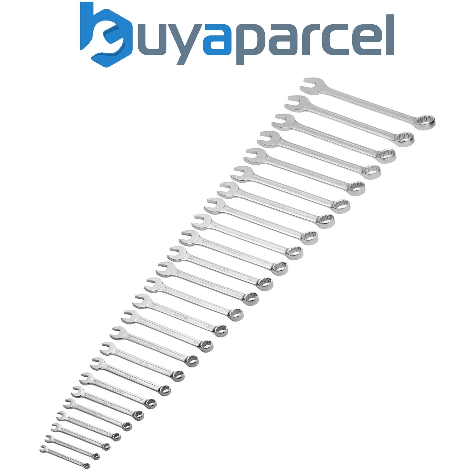 Draper 26696 Draper HI-TORQ Metric Combination Spanner Set (25 Piece)