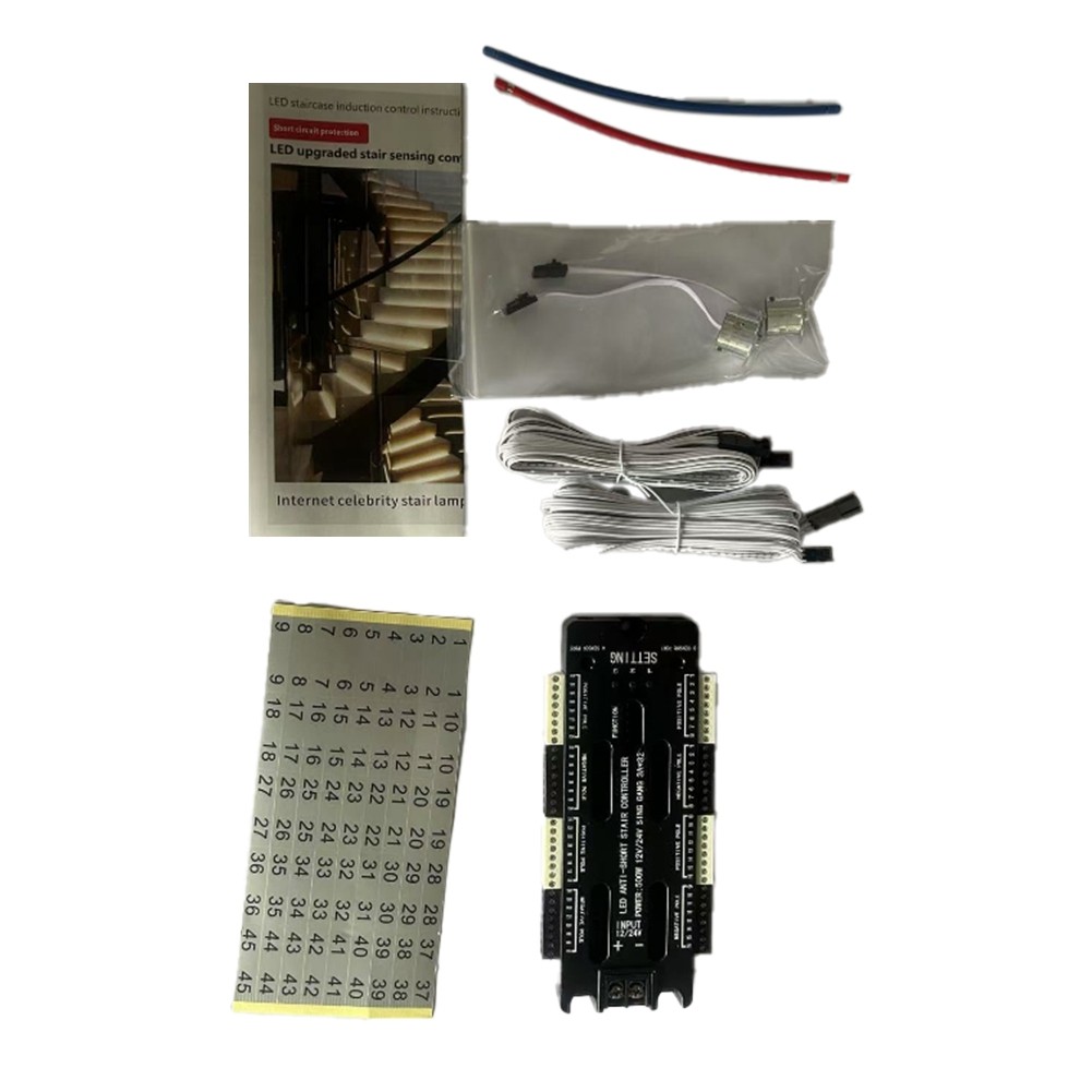 PIR LED Motion Sensor Light Strip Stair 32 Channel Controller for Indoor1687