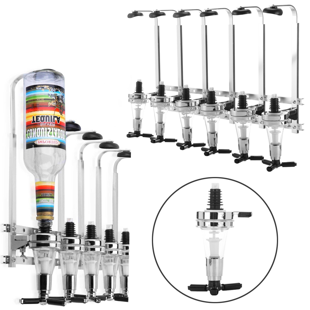 Bottle Stand Wall Mounted Bottle Holder Wine Racks Bar Optics Dispenser Drinks