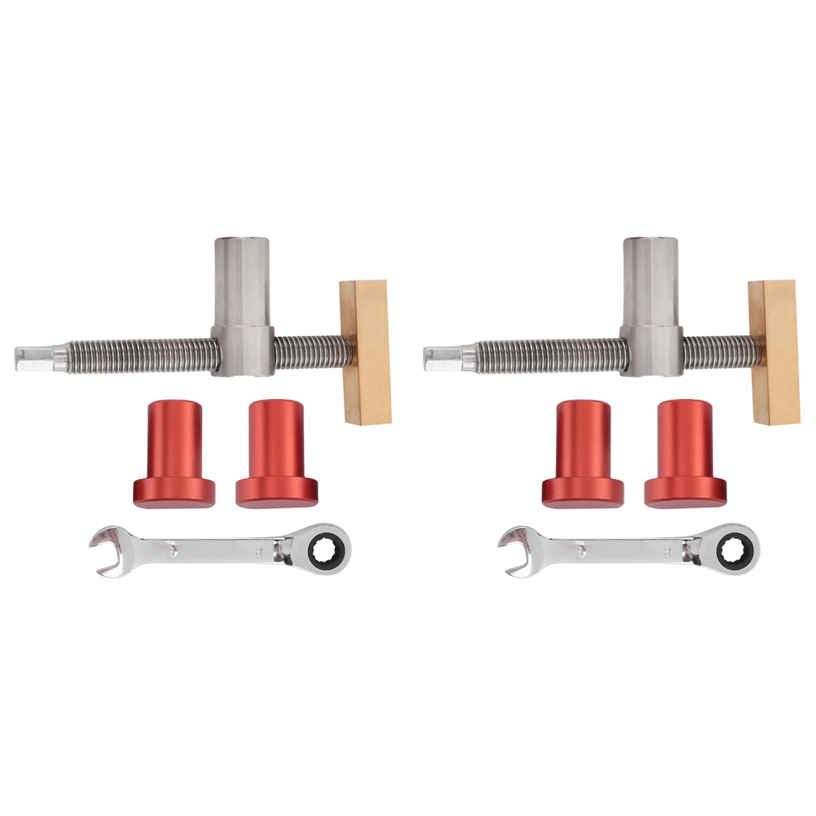 Woodworking Bench Dog Clamps with Bench Dog Stop Sets, Clip Clamp Fixture4884