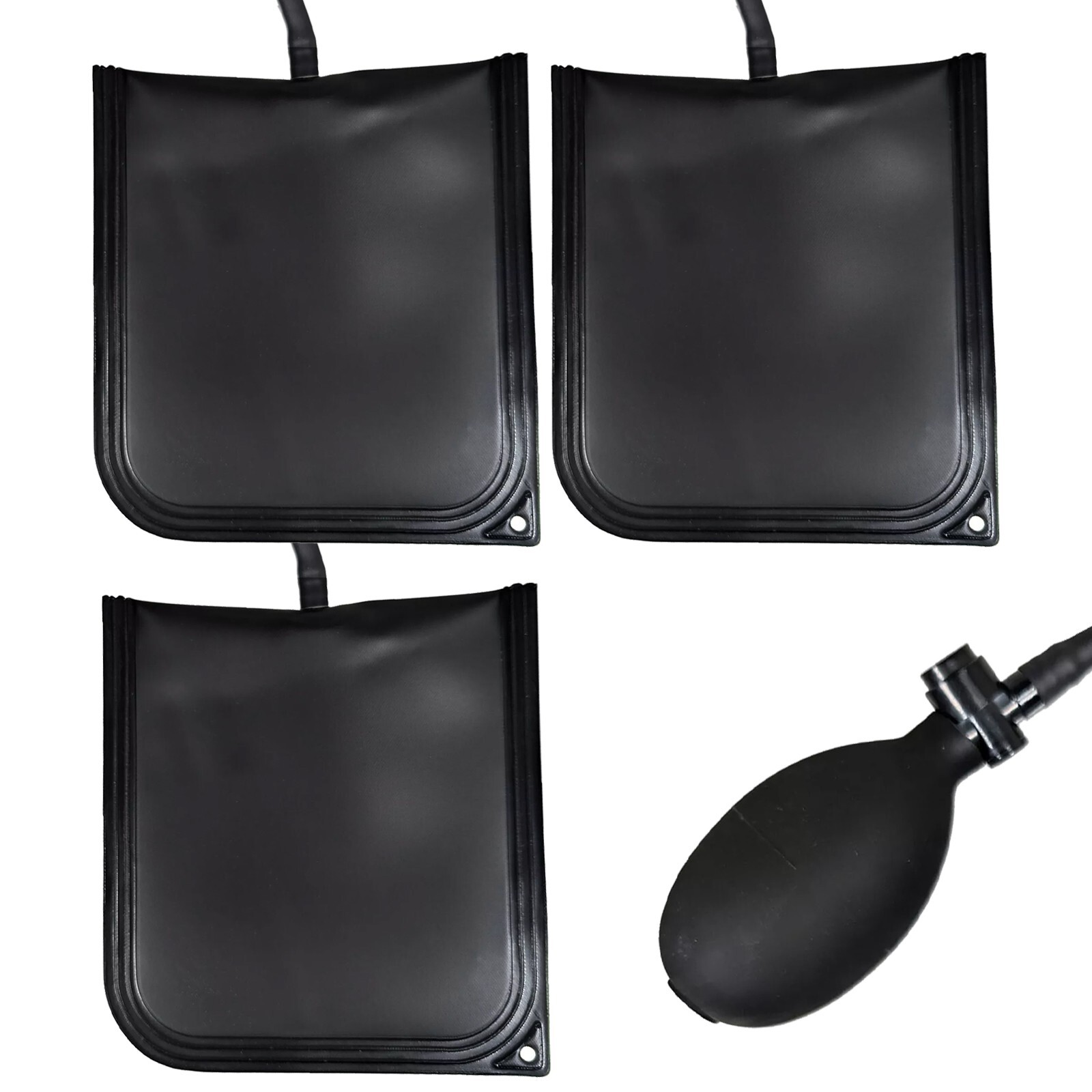 Air Wedge Shim Inflatable Levelling Pump Bag Level Lifting Tool Home Car Bags x3