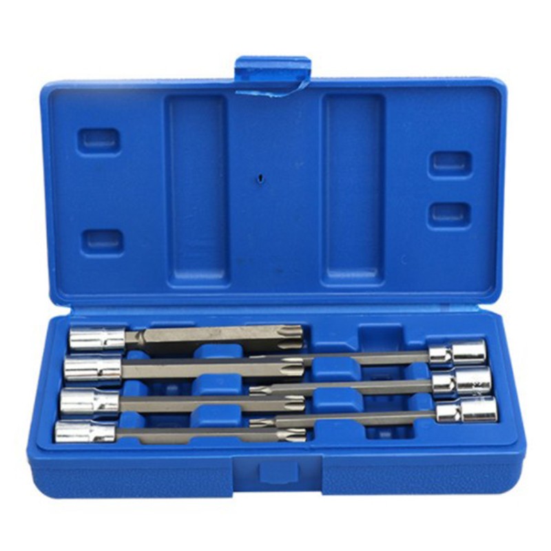 7Pcs/Set 3/8 Inch Socket Tool Set Drive Extra Long Torx Star Bit Sockets8363