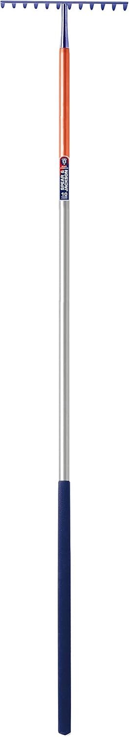 Spear & Jackson 3145EL Select Stainless Soil Rake, blue