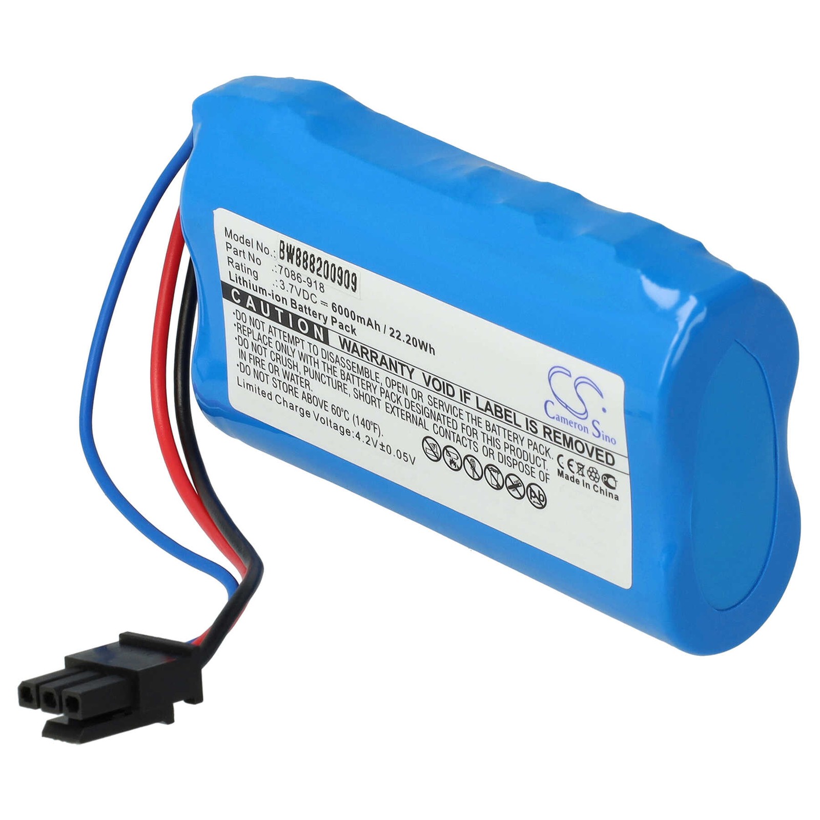 Battery for Wolf-Garten 7086-918 6000mAh 3.7V