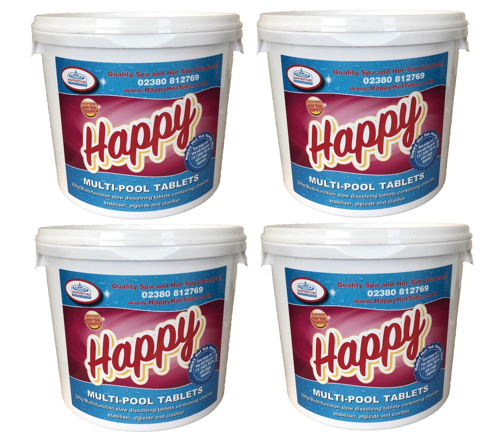 20kg *Bargain Bucket* Multifunctional Large Chlorine Tablets 200g Swimming Pool