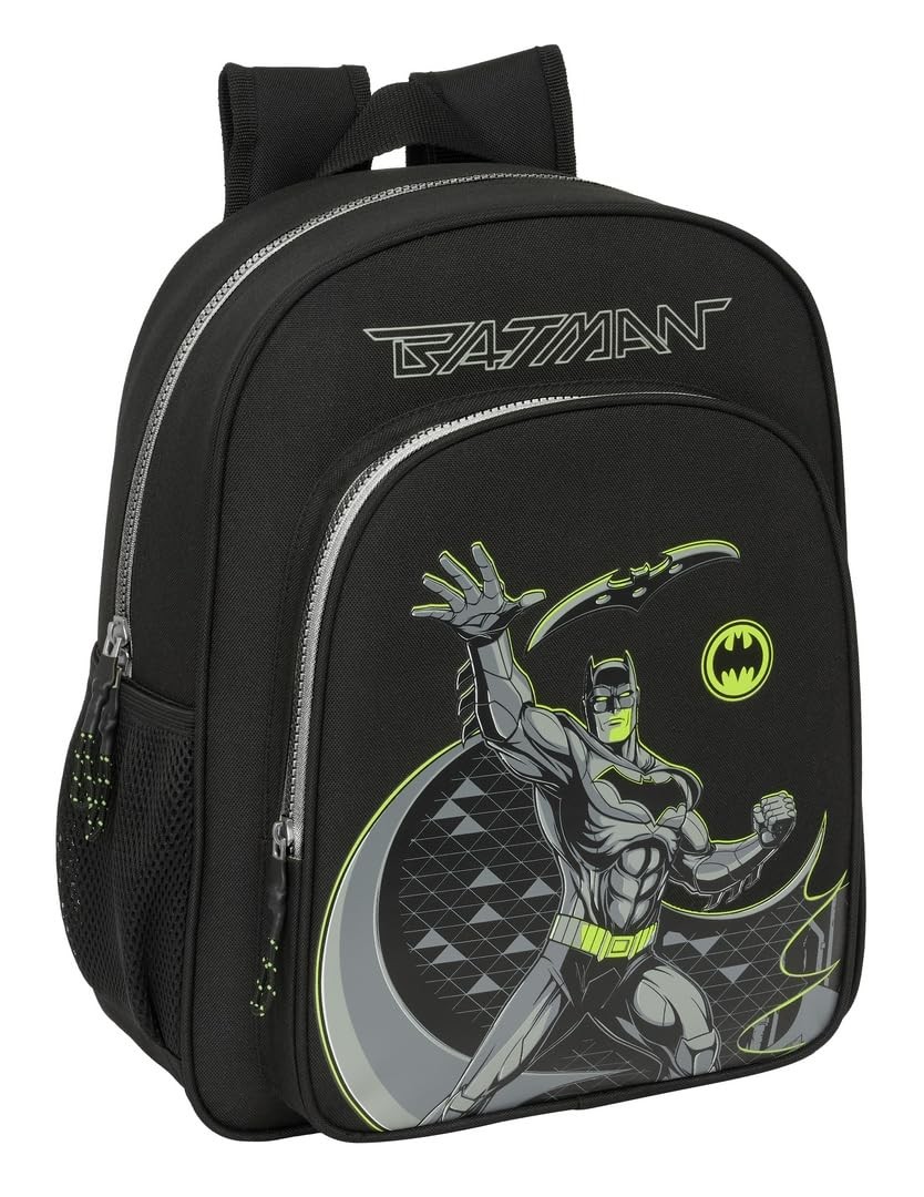 Safta BATMAN GAME OVER – Children's School Backpack, Adaptable to Trolley, Ideal