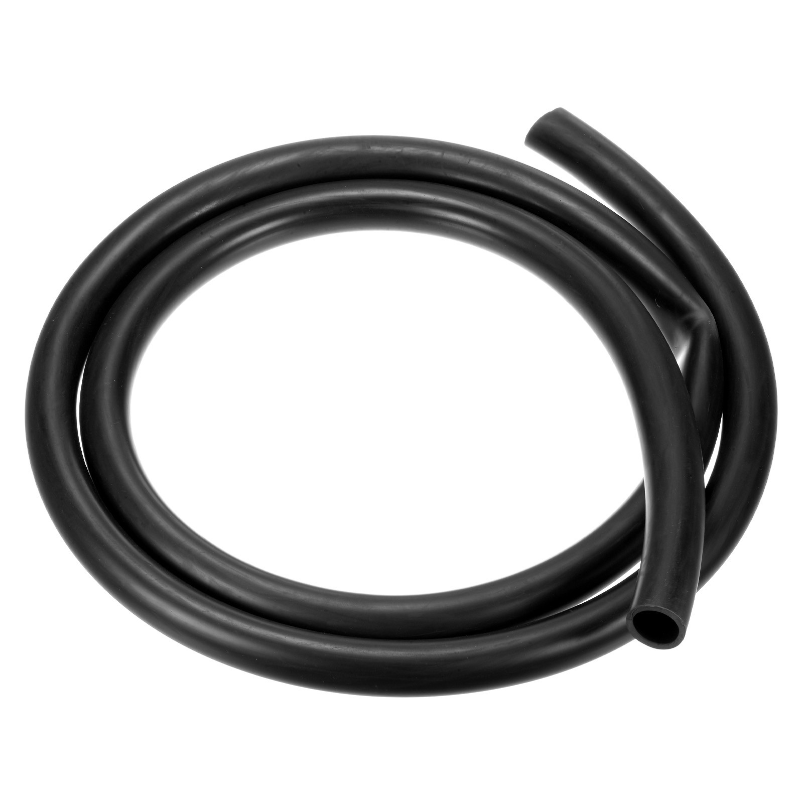 Lubricating Oil Hoses, 19mm ID 6.56FT Rubber Tubing for Garden [Black]