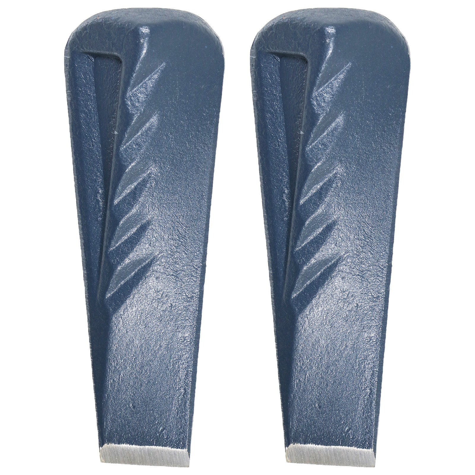 Twisted Log Splitter Wedge 2.5KG 9" Heavy Duty Steel Wood Splitting Chisel x 2