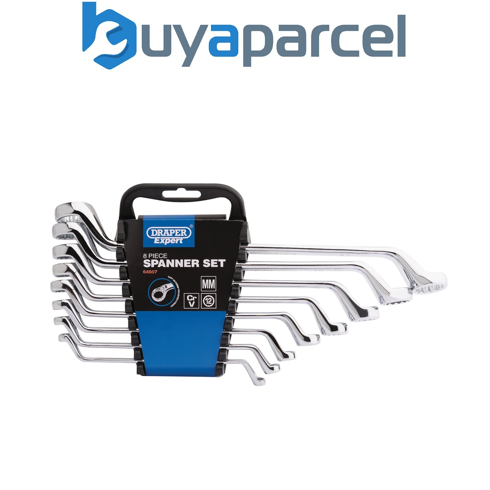 Draper 64607 Draper Expert HI-TORQ Deep Offset Metric Ring Spanner Set (8 Piece)