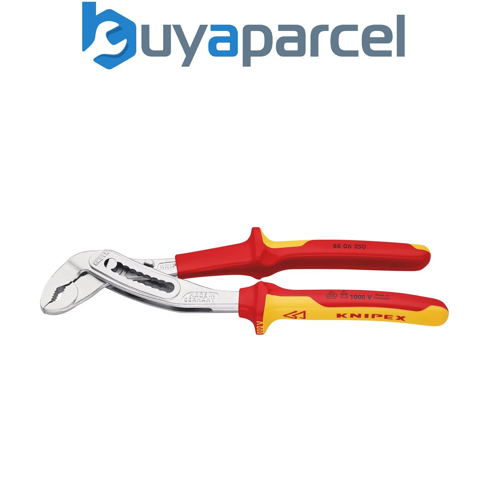 Draper 87932 KNIPEX 88 06 250 SB VDE Insulated Alligator Water Pump Pliers, 250m