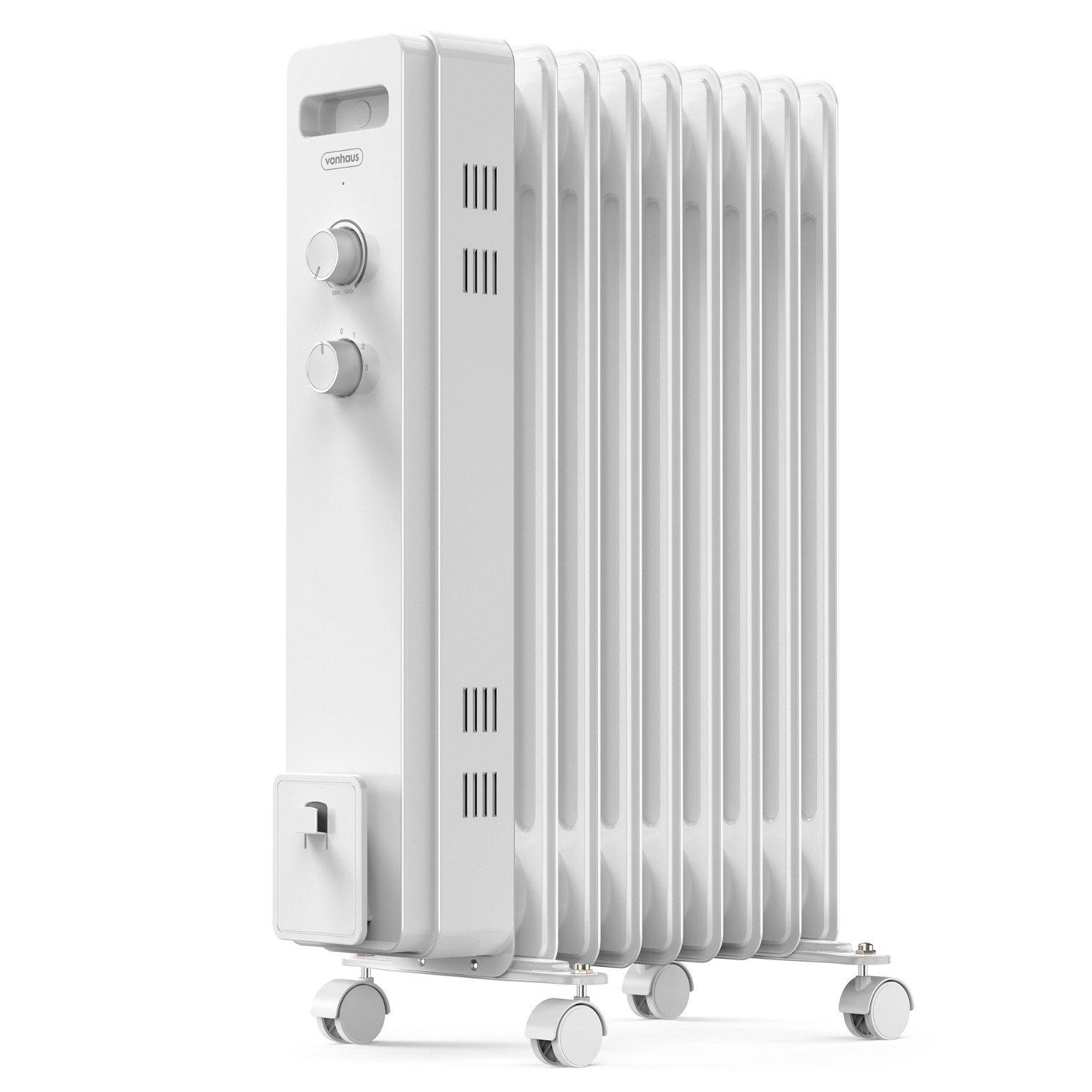 VonHaus Oil Filled Radiator 9 Fin, Oil Heater Portable Electric Free Standing