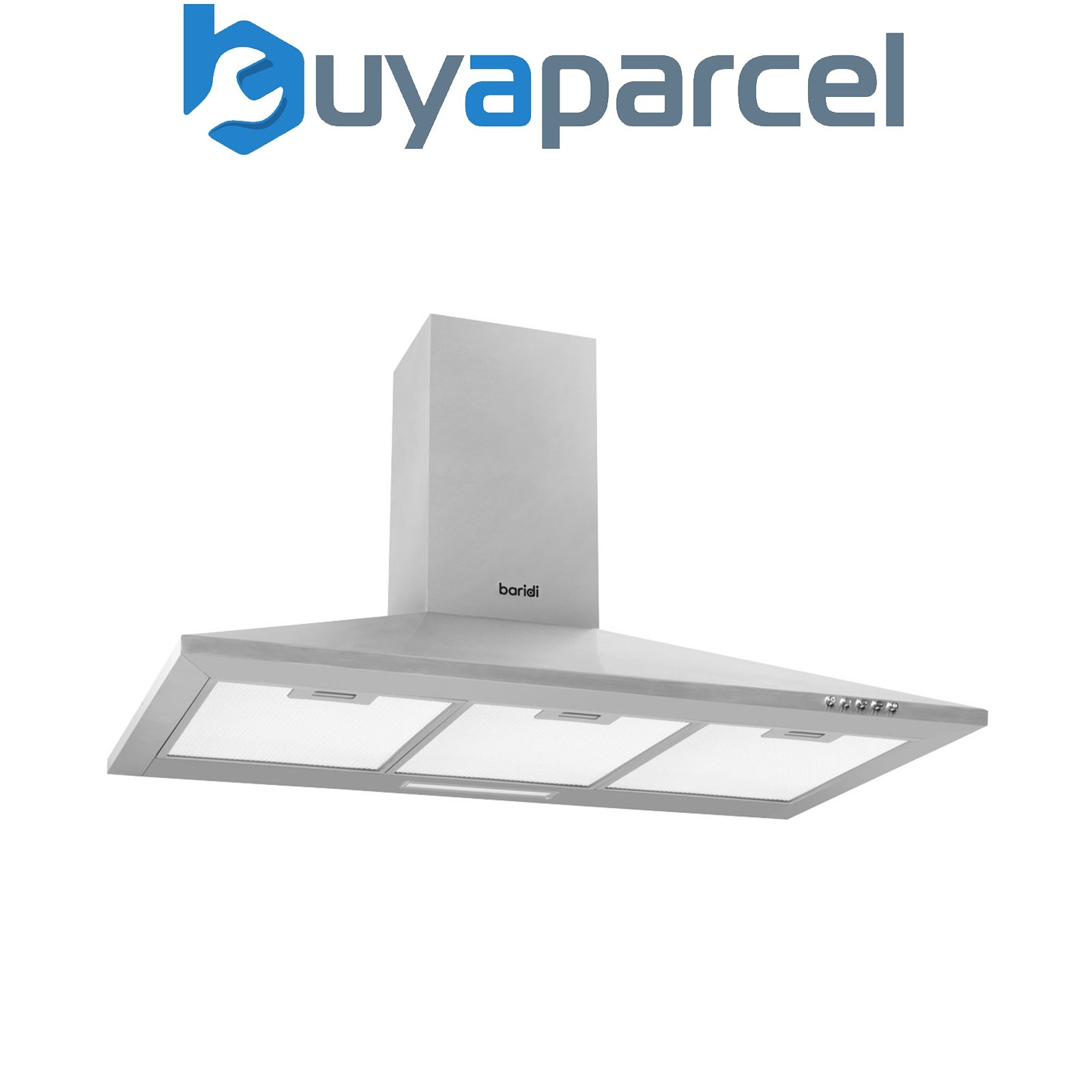 Sealey DH127 Baridi Cooker Hood with Carbon Filters 90cm - Stainless Steel