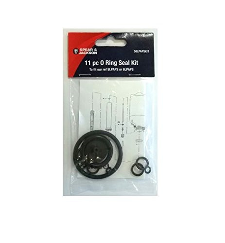 Spear & Jackson 58LPAPSKIT Set of 0 Ring Seals for 5LPAPS and 8LPAPS, Black, 15