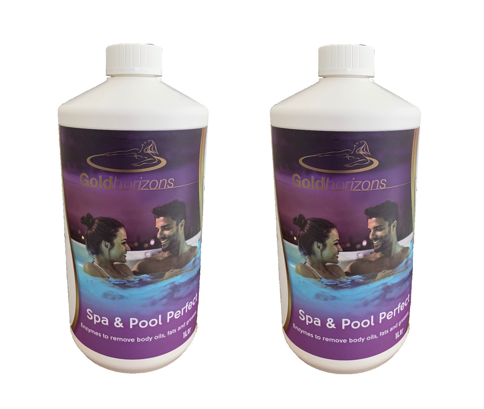 2 x 1 Litre Spa Perfect Enzyme Technology Hot Tub Natural Chemistry Tubs Spas 2l